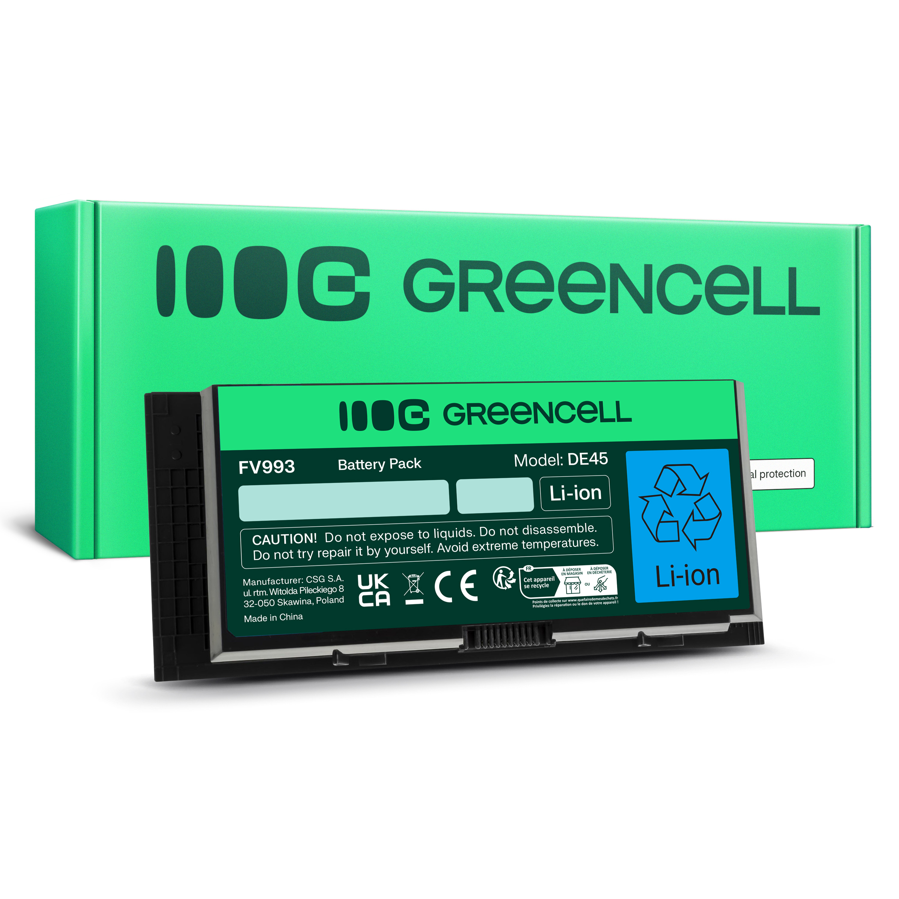 Green Cell Battery FV993 for Dell