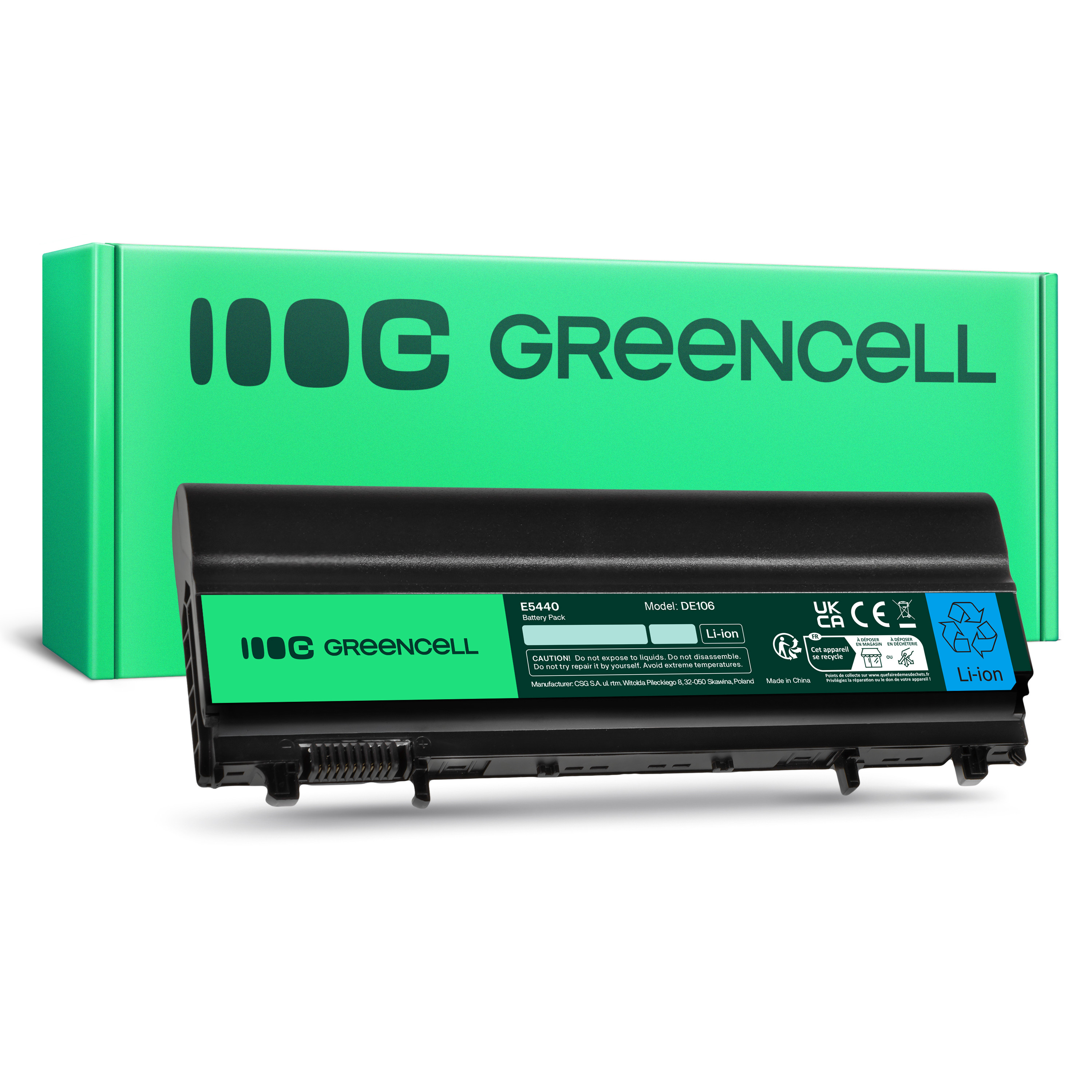 Green Cell Battery VV0NF N5YH9 for