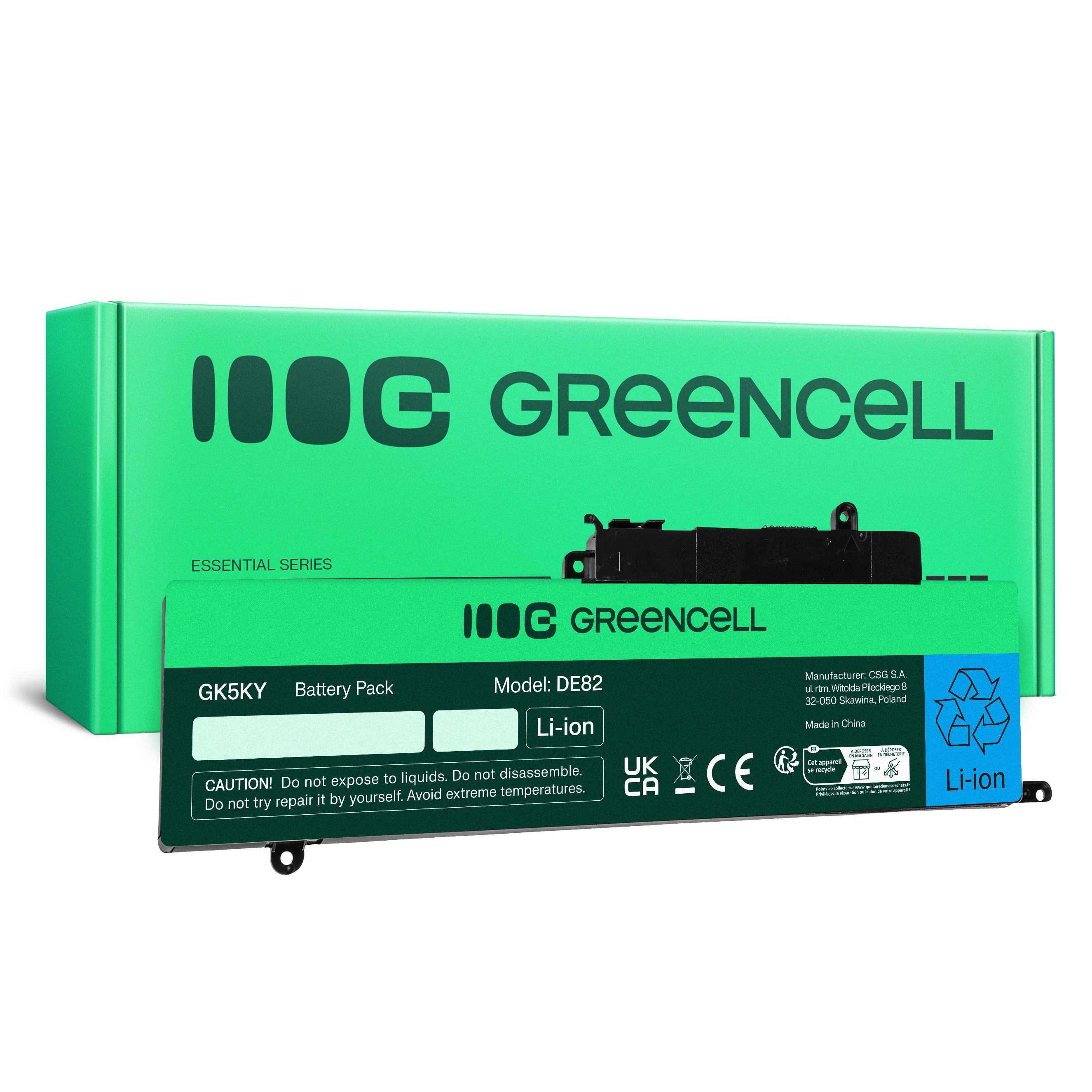 Green Cell Battery GK5KY for Dell
