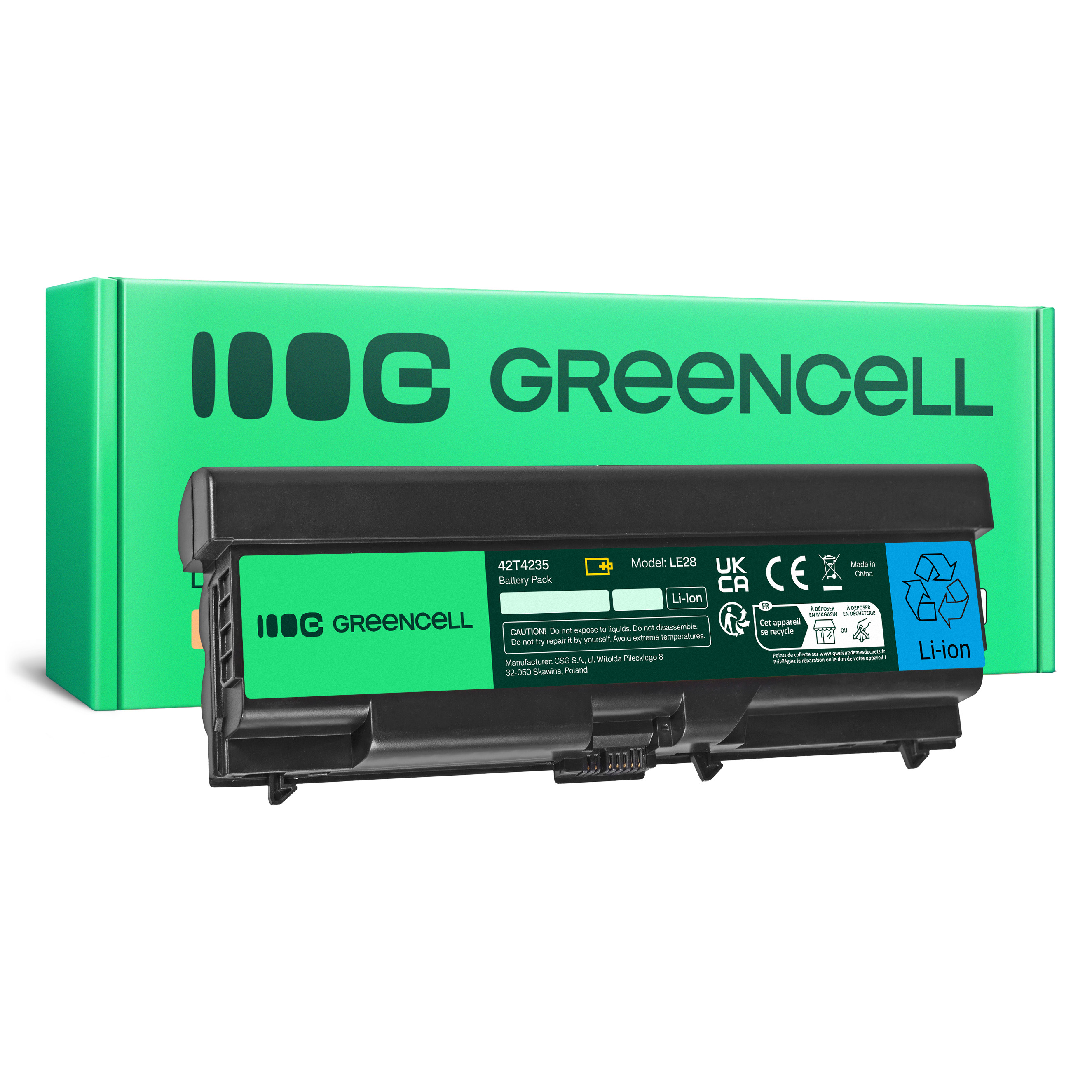 Green Cell Battery for Lenovo ThinkPad