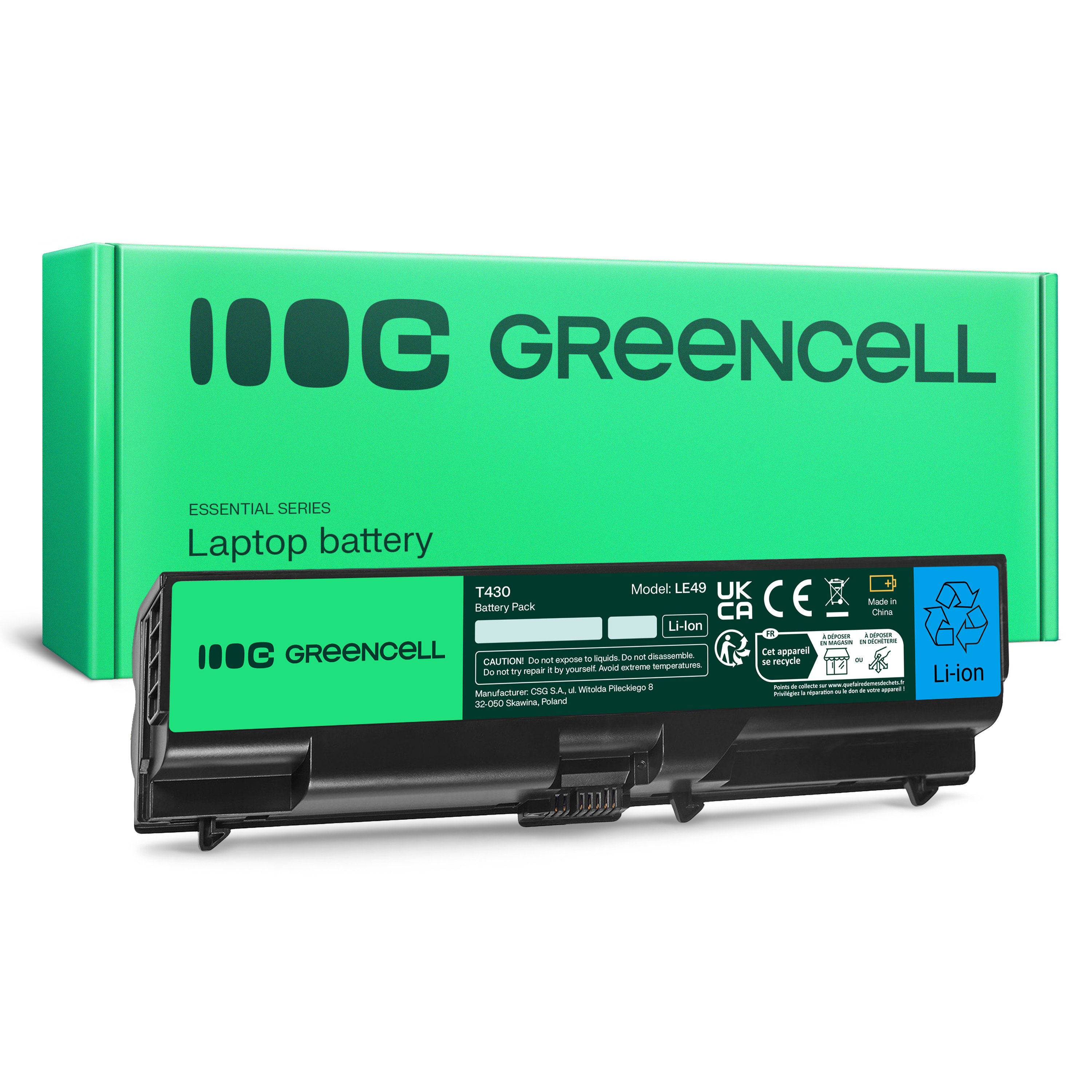 Green Cell Battery for Lenovo ThinkPad