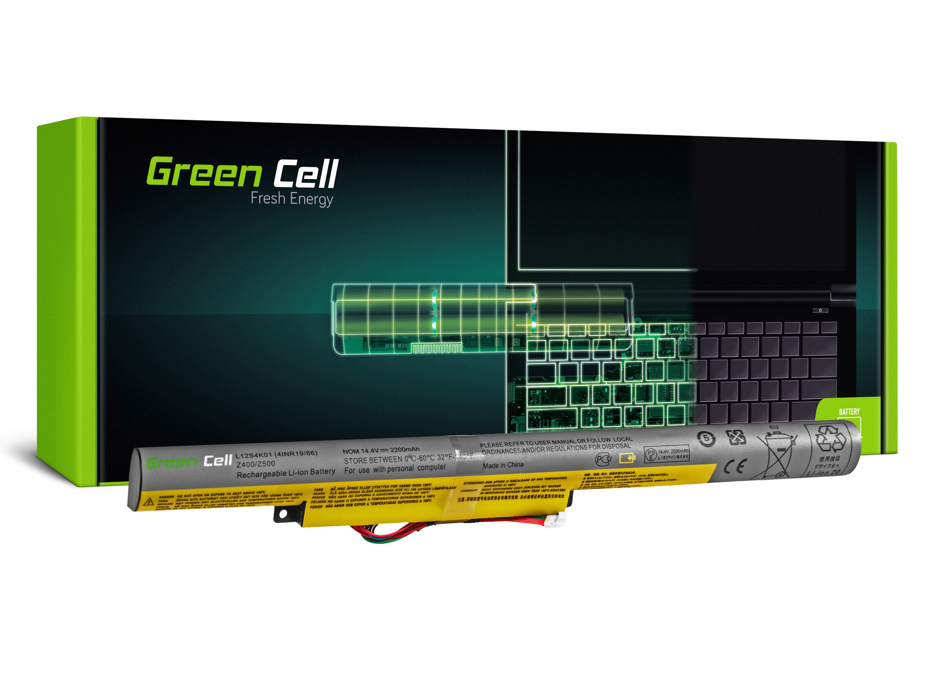 Green Cell Battery L12M4F02 L12S4K01 for
