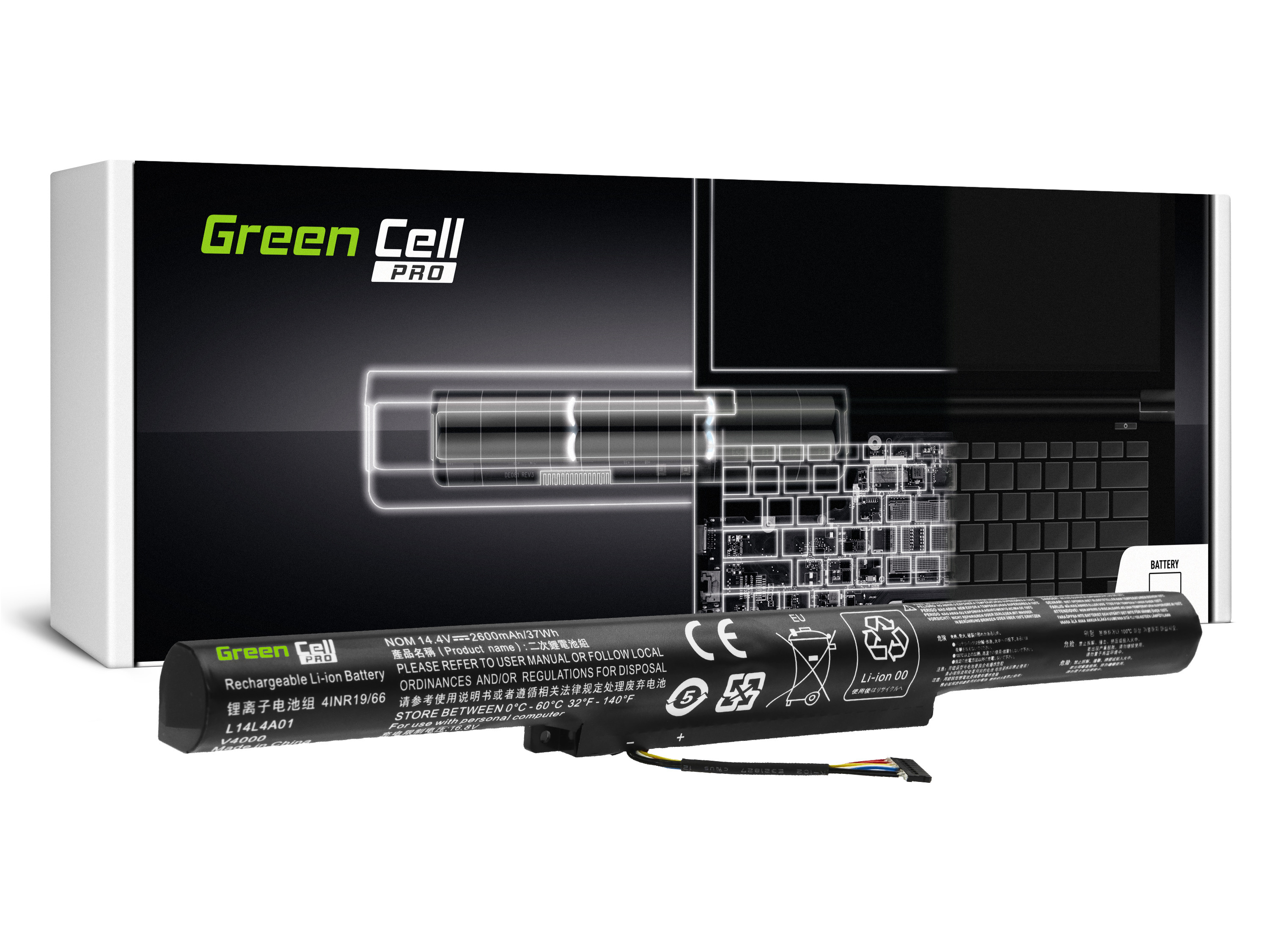 Green Cell Battery PRO L14L4A01 for