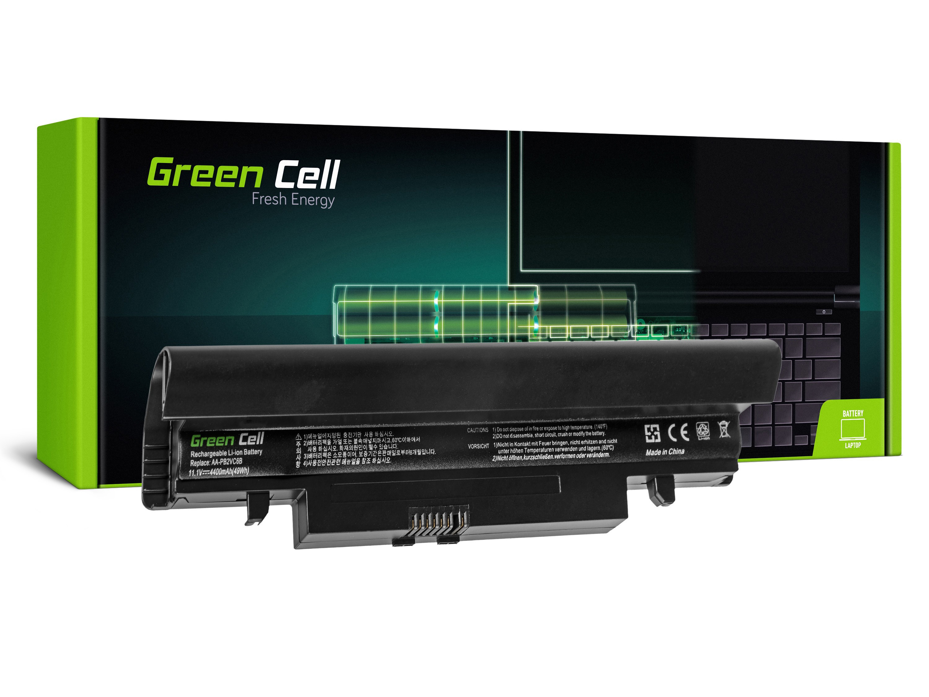 Green Cell AA-PB2VC6B for Samsung N100