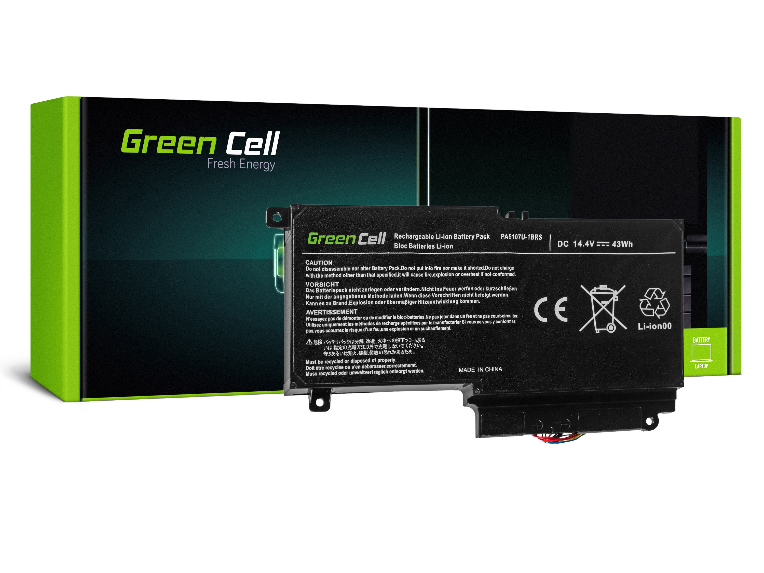 Green Cell Battery PA5107U-1BRS for Toshiba
