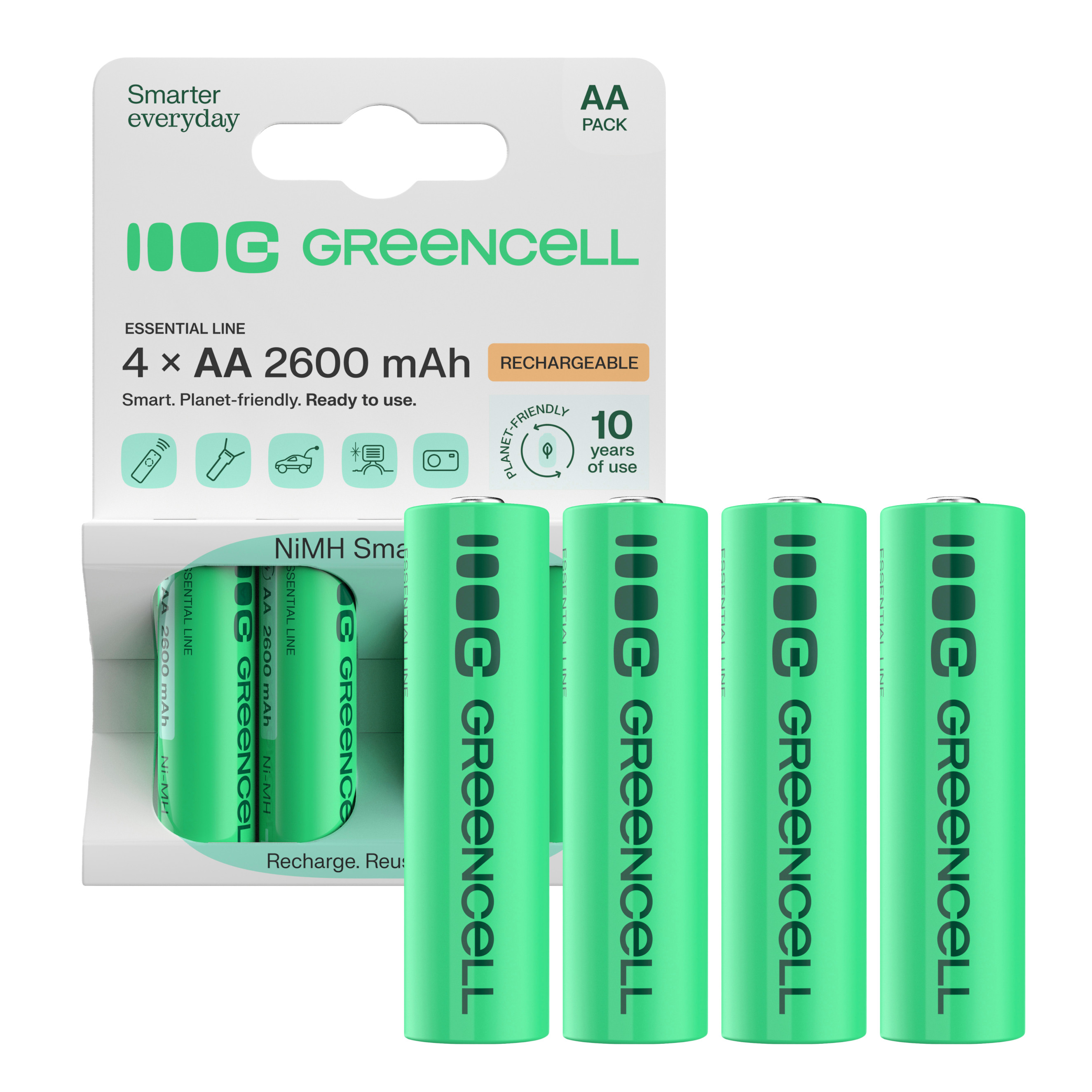 Green Cell GR01 household battery Rechargeable