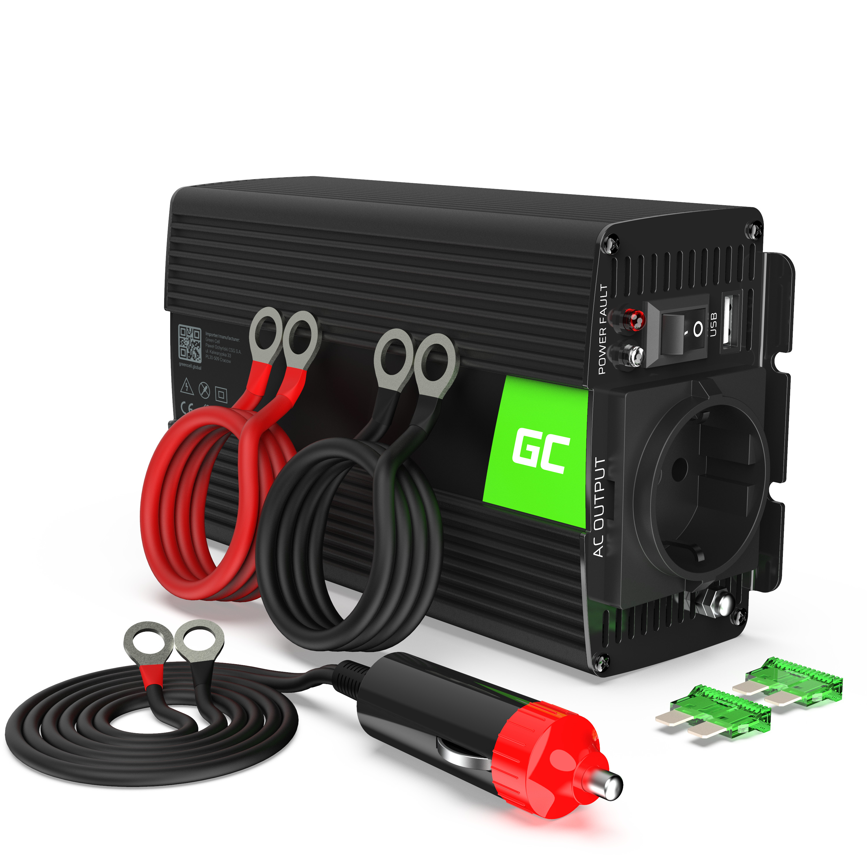 Green Cell  Registered  Voltage Car Inverter