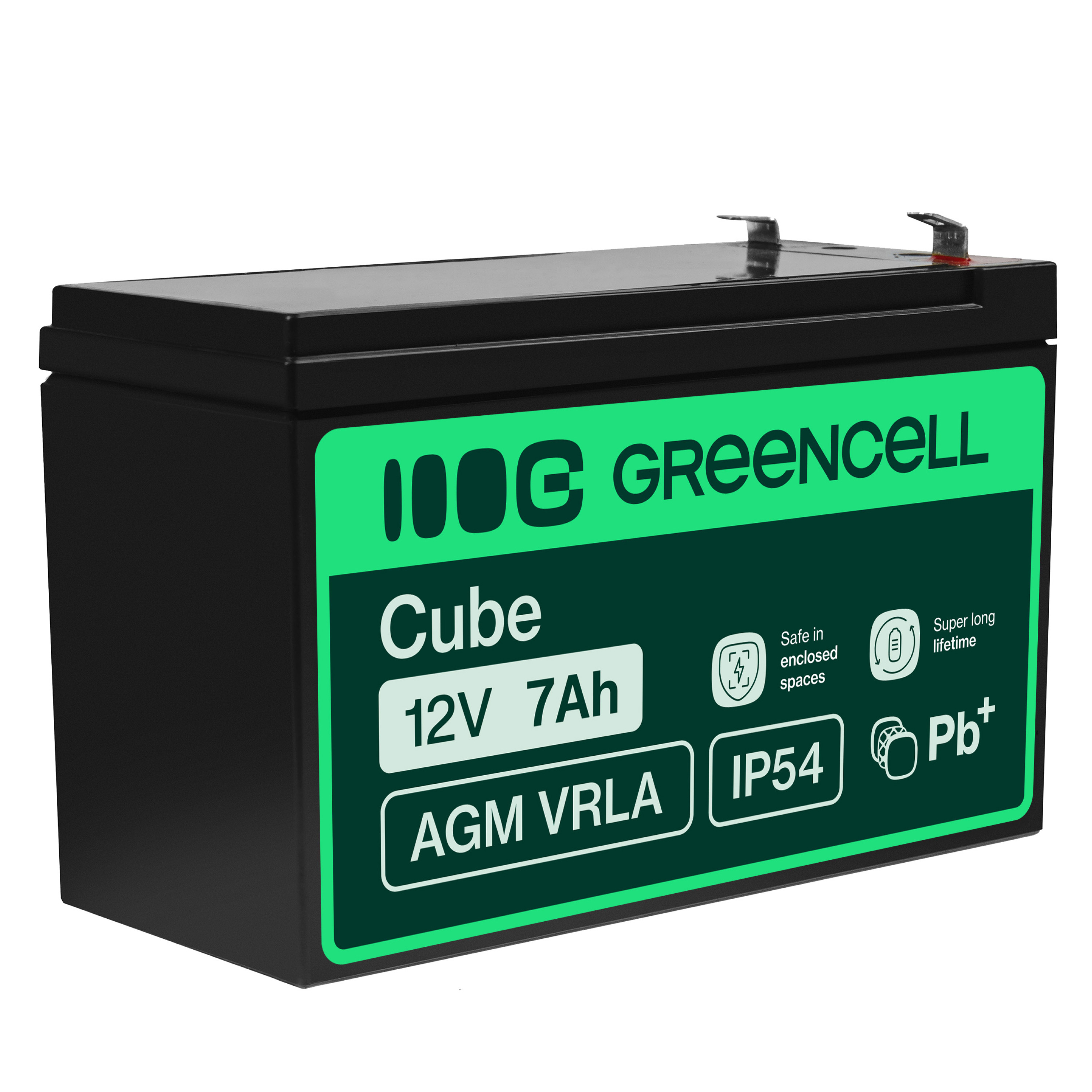 Green cell Gel battery 12V 7Ah