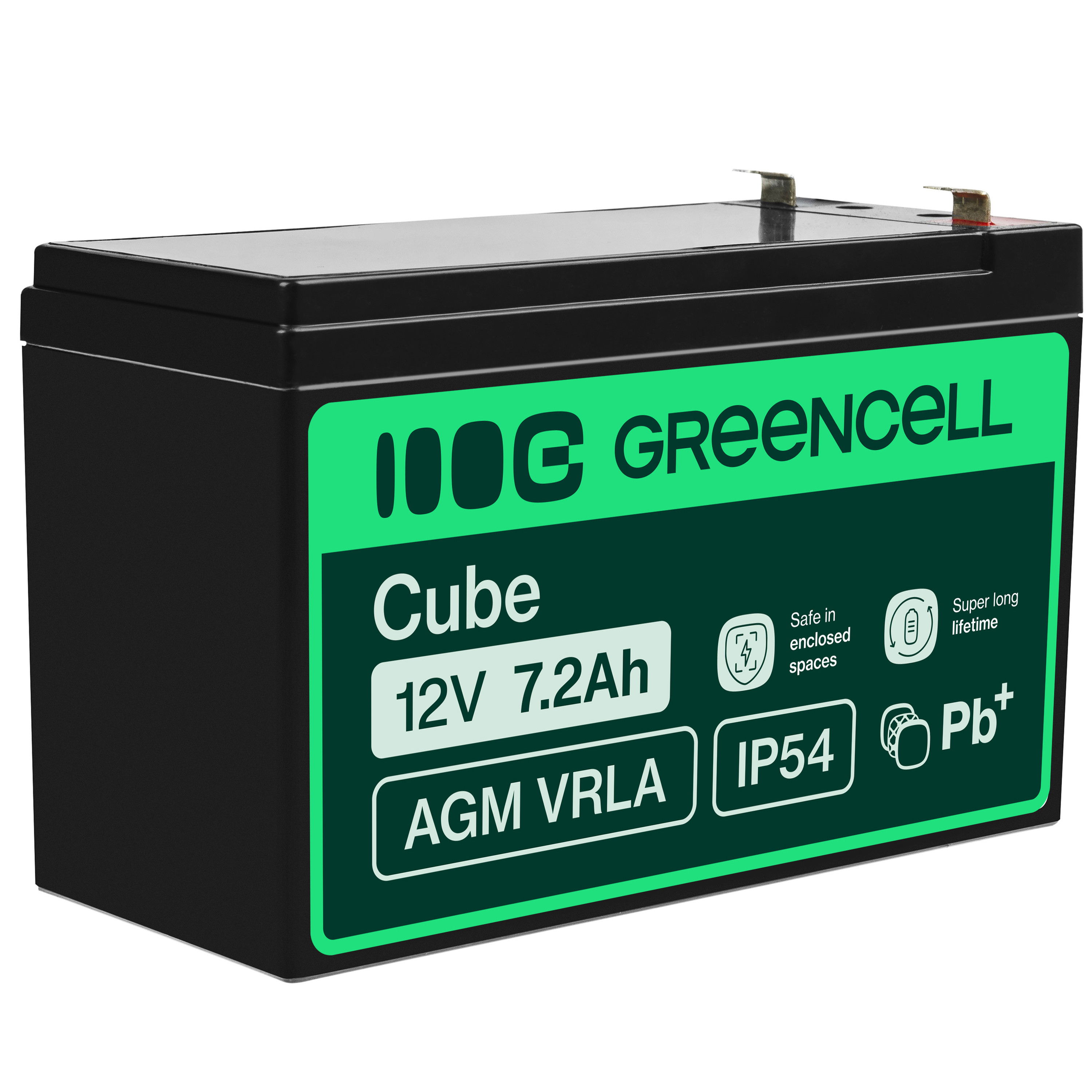 Green cell Battery AGM 12V 7