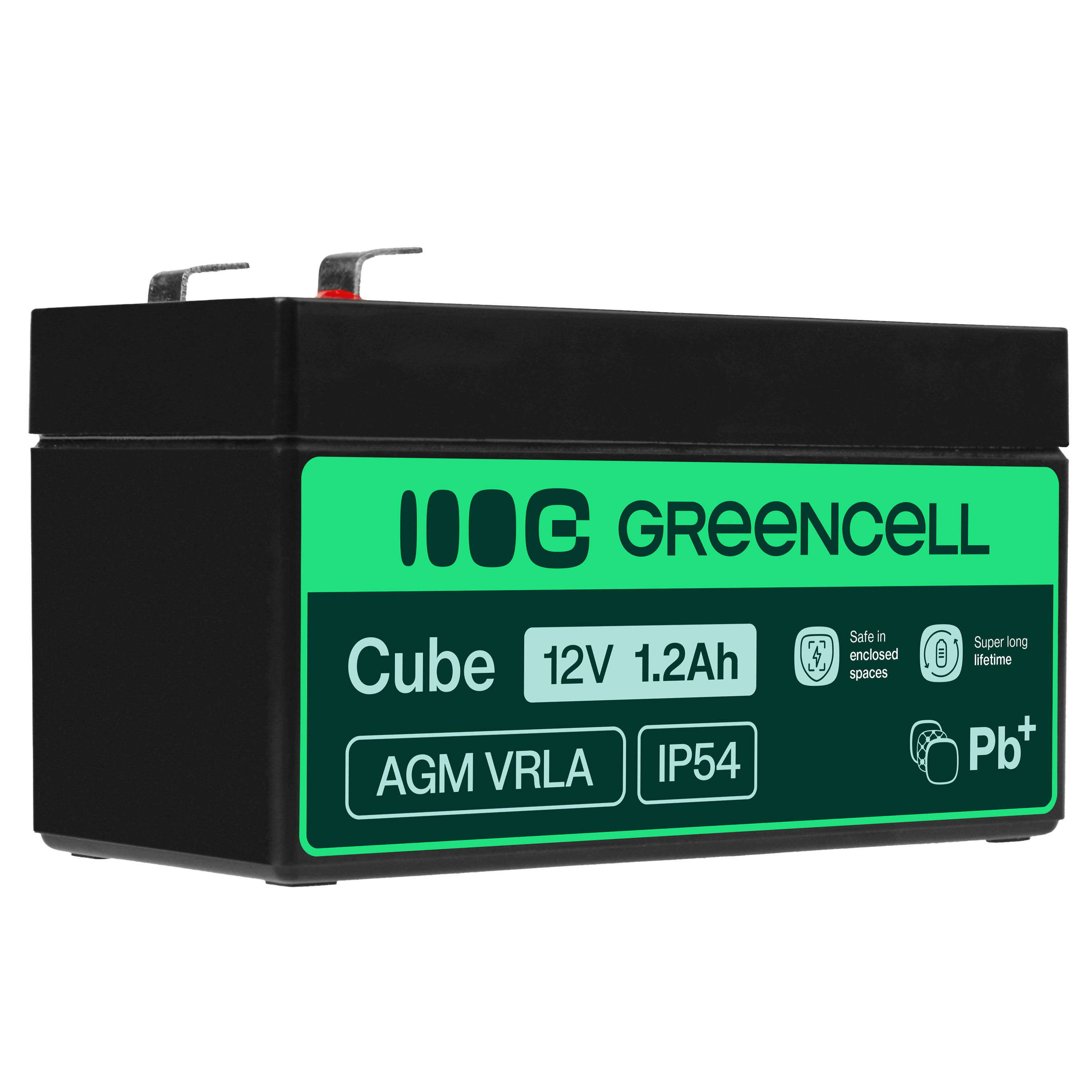 GREEN CELL 12V 1.2Ah akumulators