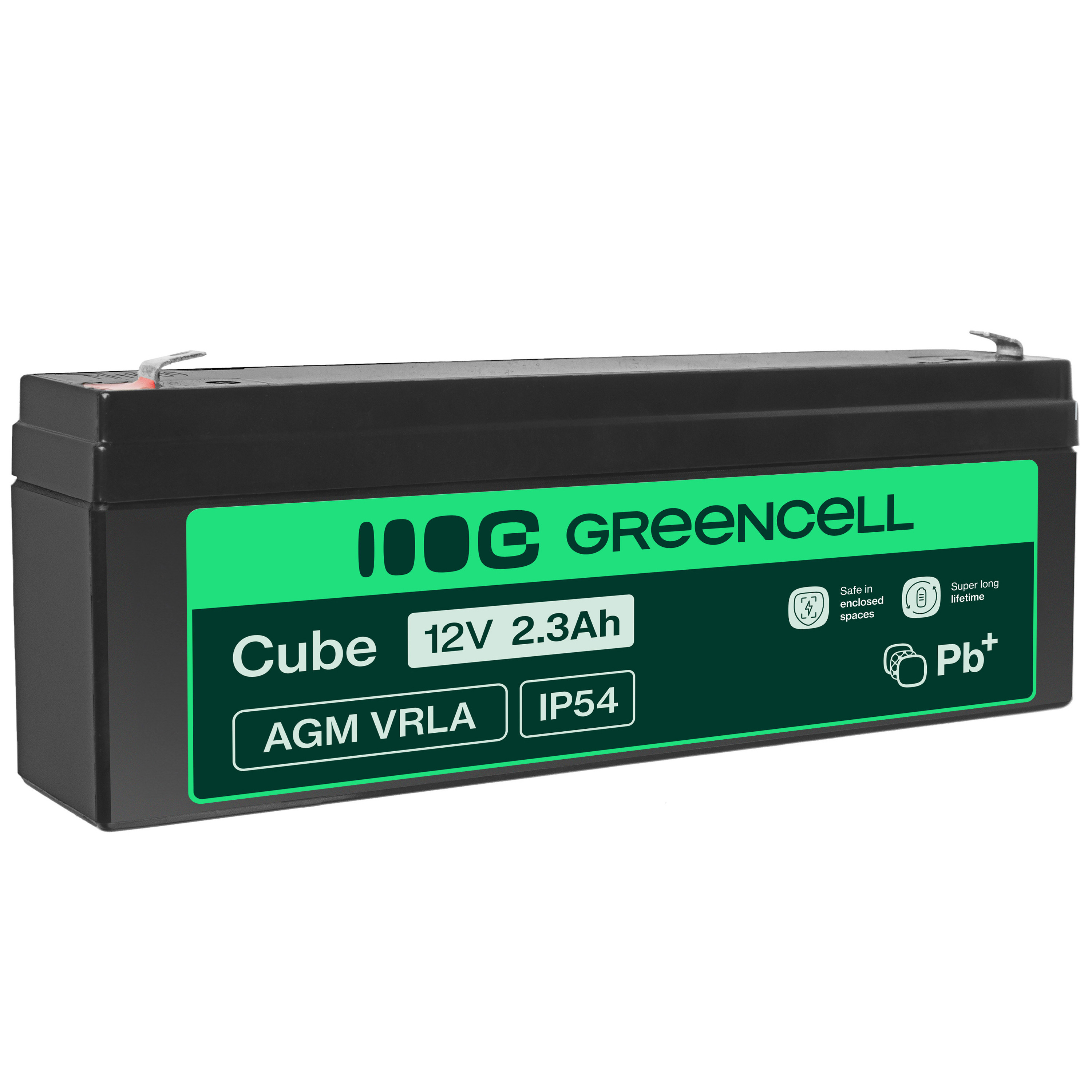 GREEN CELL 12V 2.3Ah Akumulators