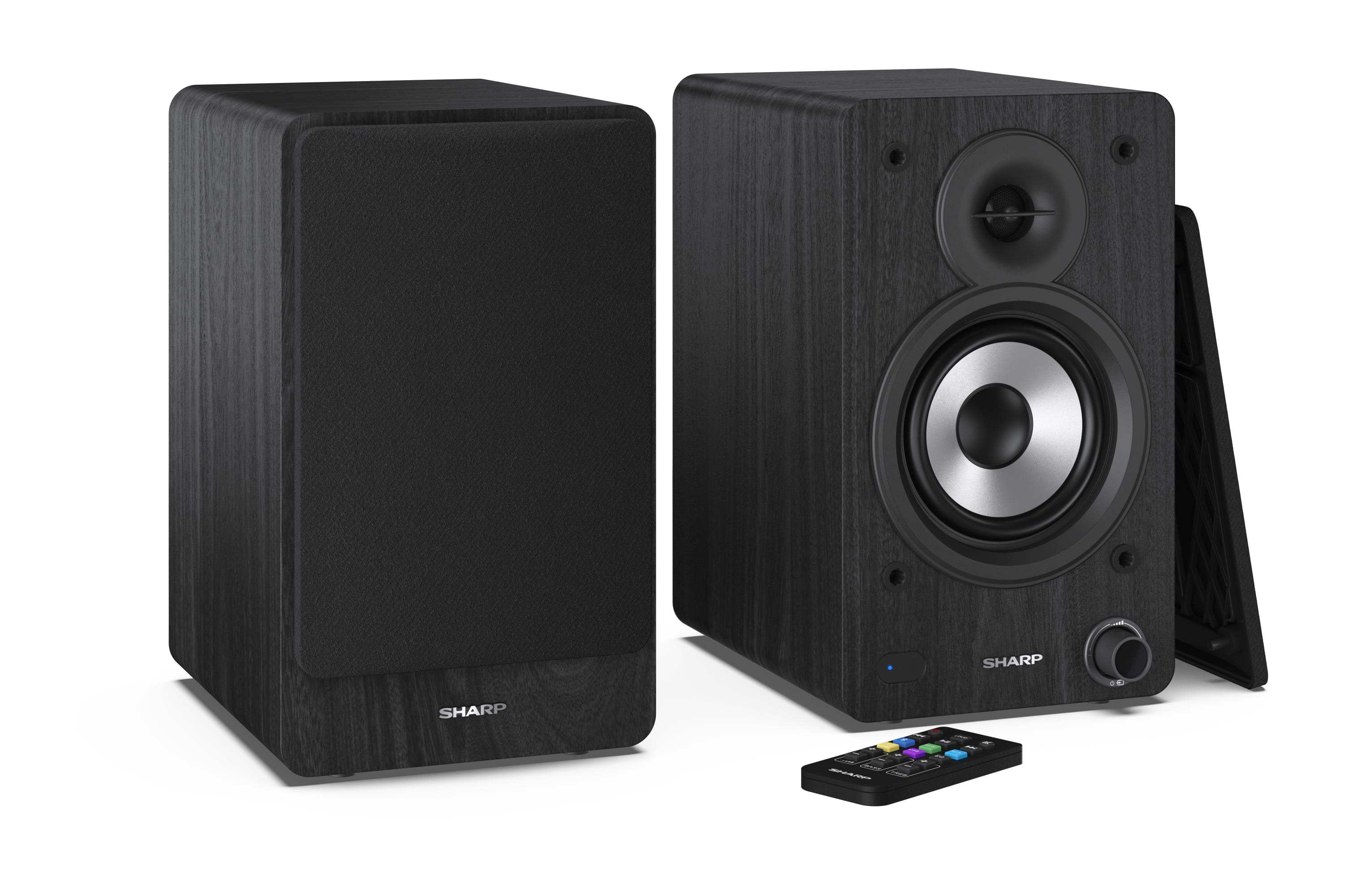 Sharp CP-SS30 Bookshelf Speakers, Black (CP-SS30(BK))