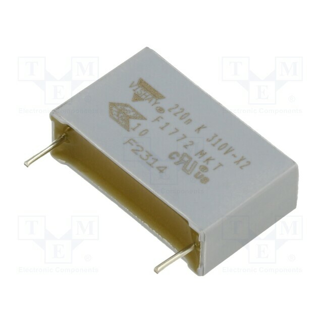 VISHAY Capacitor: polyester; 220nF; 310VAC; 630VDC