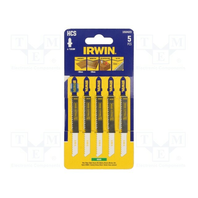 IRWIN Hacksaw blade-set; wood,jigsaw; 100mm