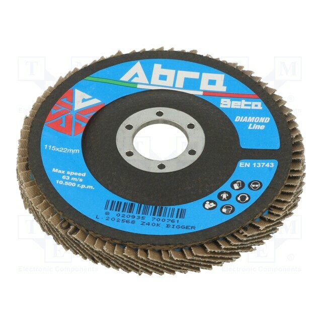 ABRA BETA Flap grinding wheels; Ø: