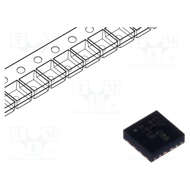 TEXAS INSTRUMENTS IC: analog switch; multiplexer