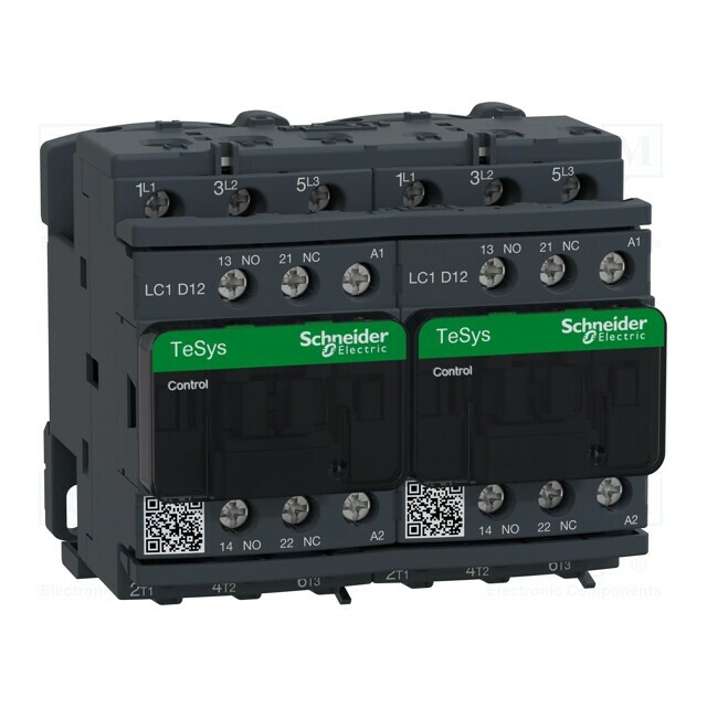 SCHNEIDER ELECTRIC Contactor: 3-pole reversing; NO