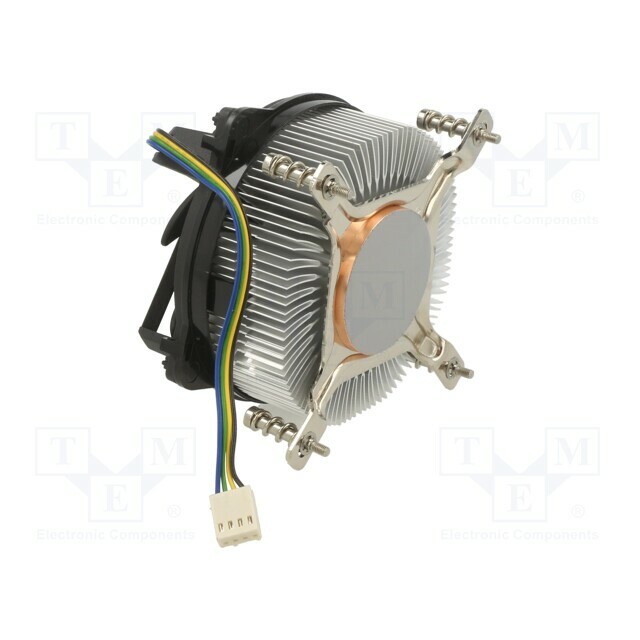 Akasa Active heatsink; 12VDC; aluminium,copper