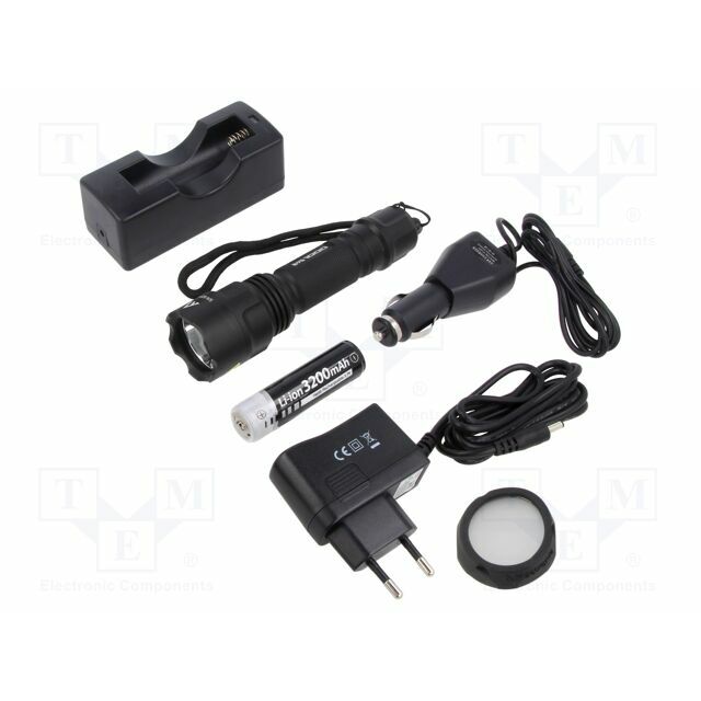 MACTRONIC Torch: LED; IP65; 90lm,447lm
