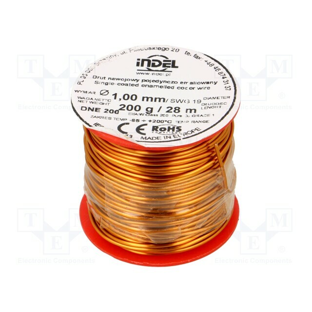 INDEL Coil wire; single coated enamelled