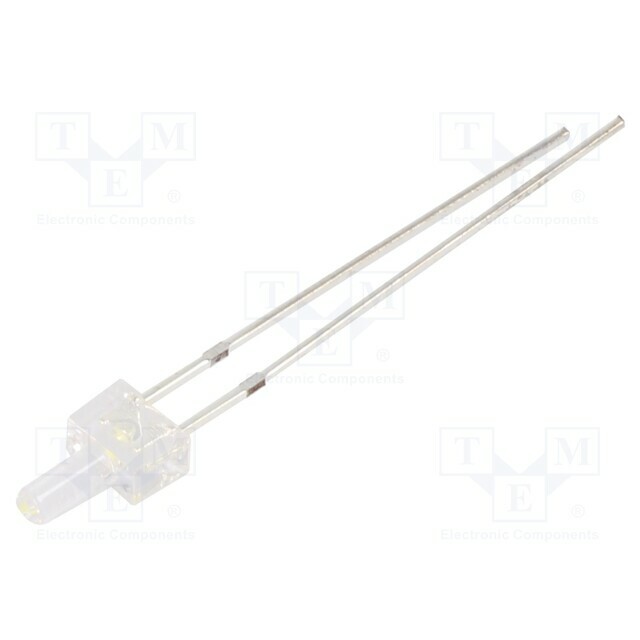 OPTOSUPPLY LED; white cold; 2mm; 2180÷3000mcd