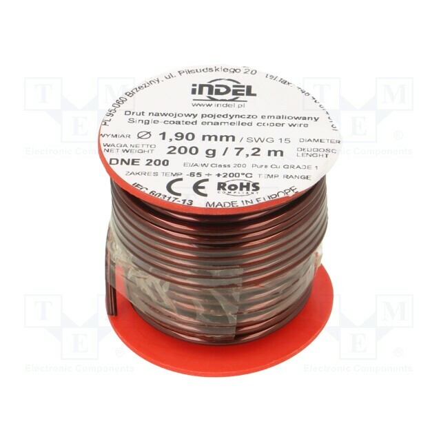INDEL Coil wire; single coated enamelled