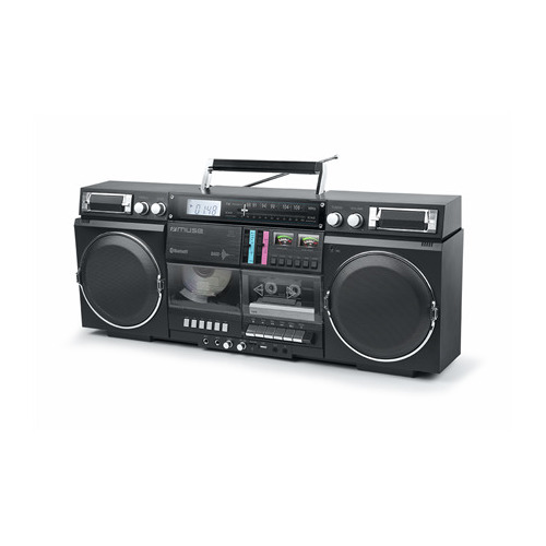 Pārnēsājams Bluetooth radio, CD un kasešu