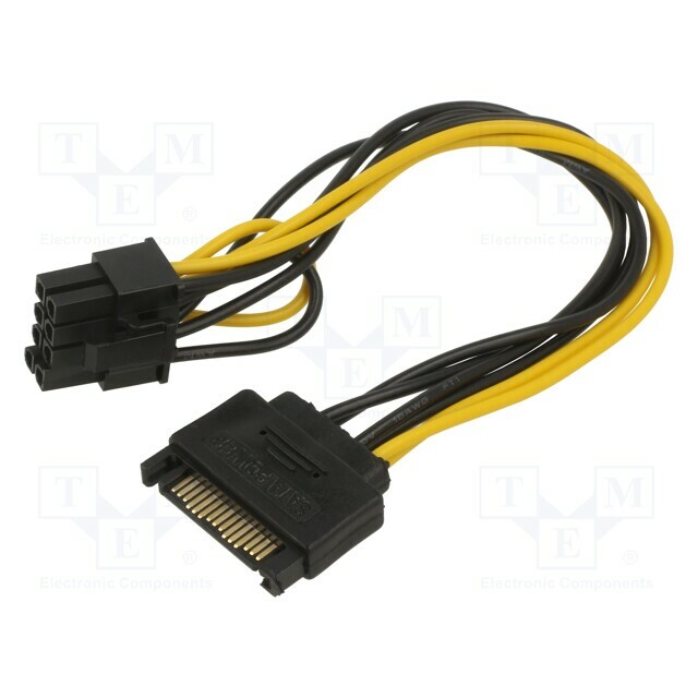 AKYGA Cable: mains SATA; PCIe 8pin