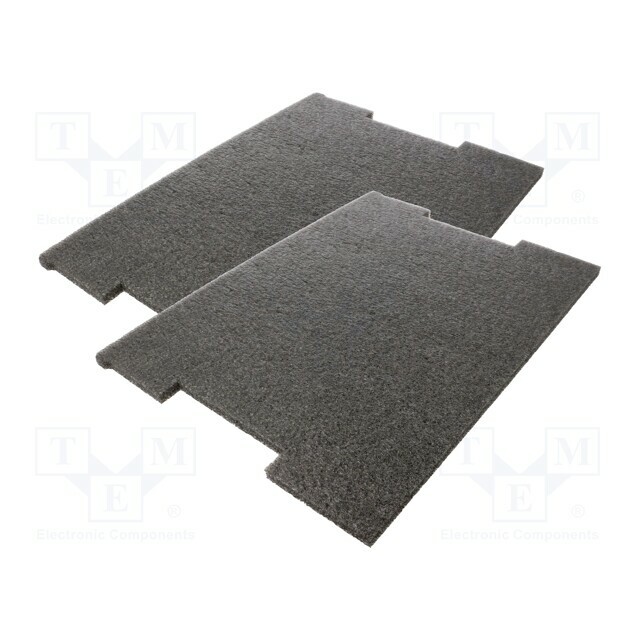 LeanFoam Foam insert; graphite-white; 433x315x40mm; 2pcs