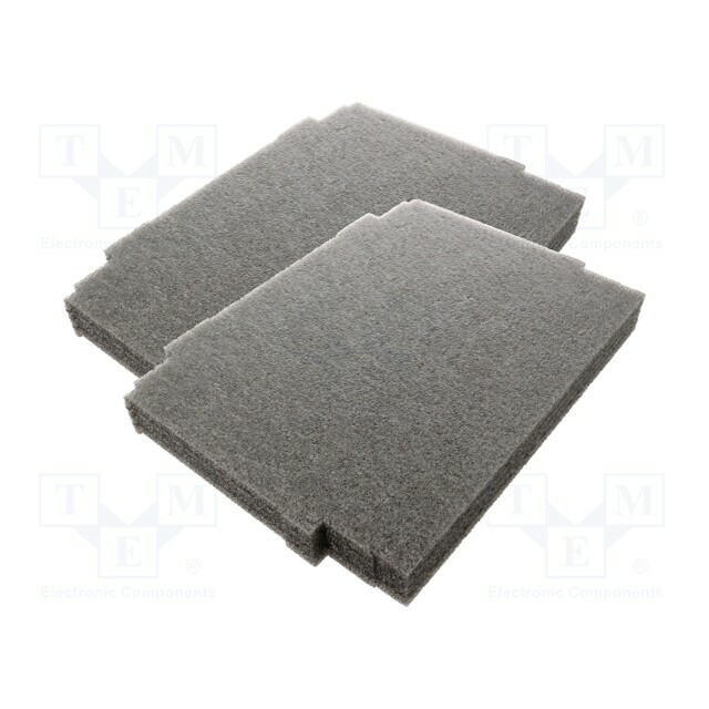 LeanFoam Foam insert; graphite; 386x286x40mm; 2pcs