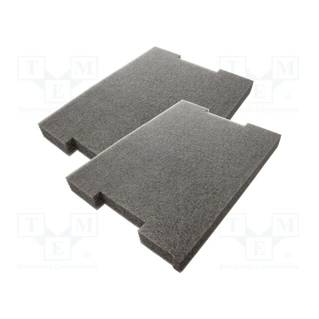 LeanFoam Foam insert; graphite; 433x315x40mm; 2pcs