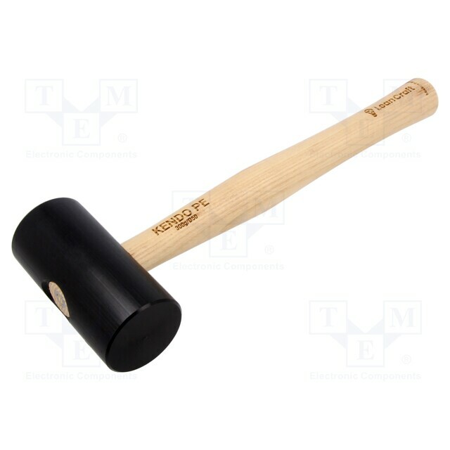LeanCraft Hammer; 220g; 50mm; round; polyurethane