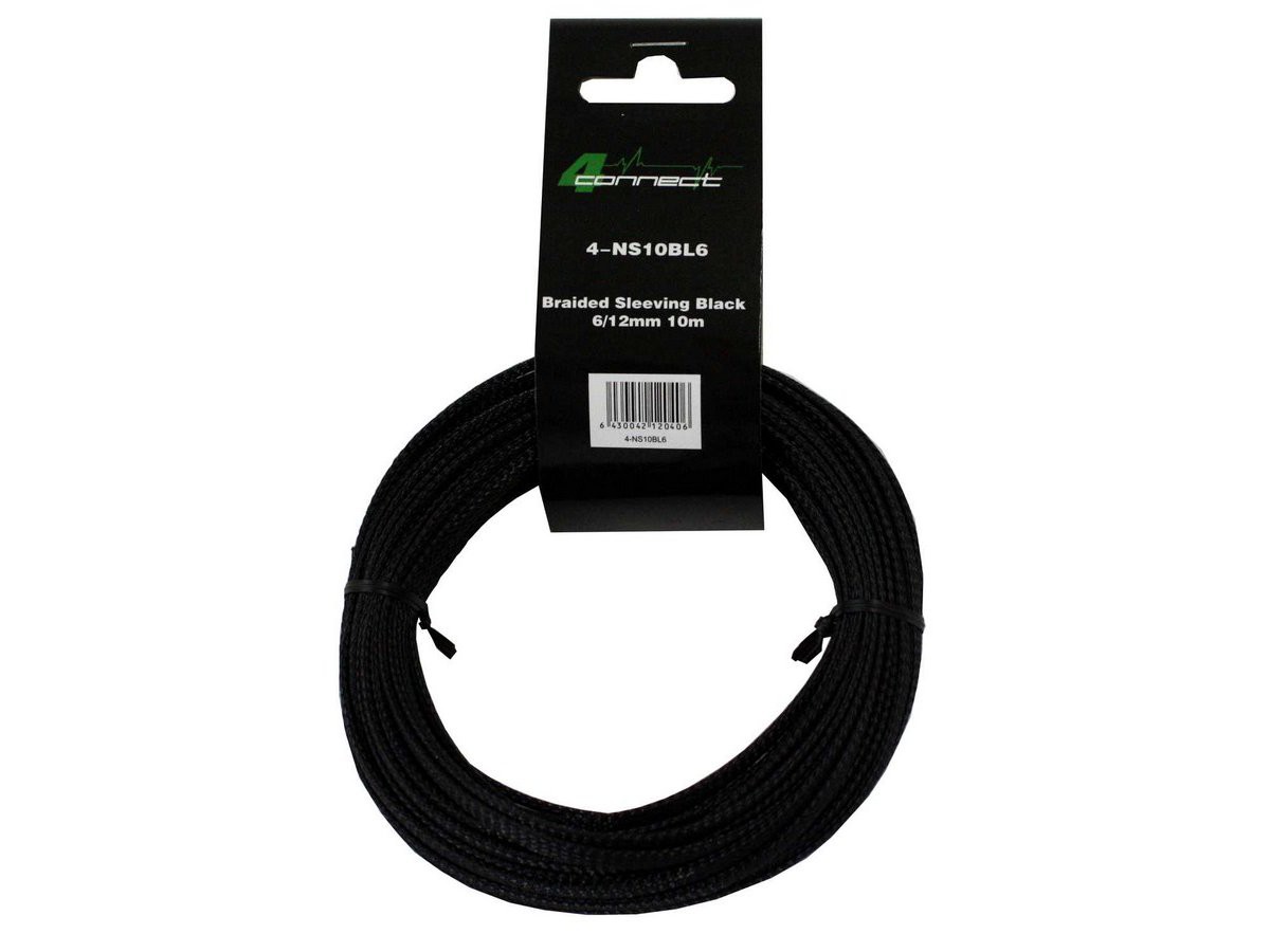 FOUR Connect 4-NS10BL6 nylonsock Black  6/12mm
