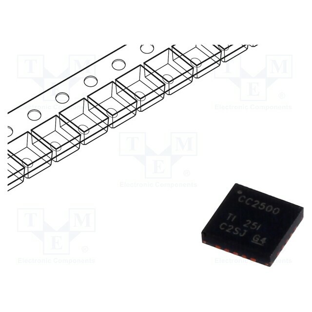 TEXAS INSTRUMENTS IC: RF transceiver; SPI