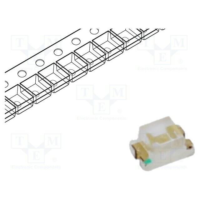 Inolux LED; green; SMD; 0805; 720mcd