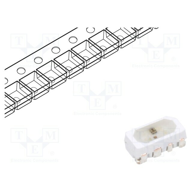 Inolux Programmable LED; RGB; SMD; PLCC4