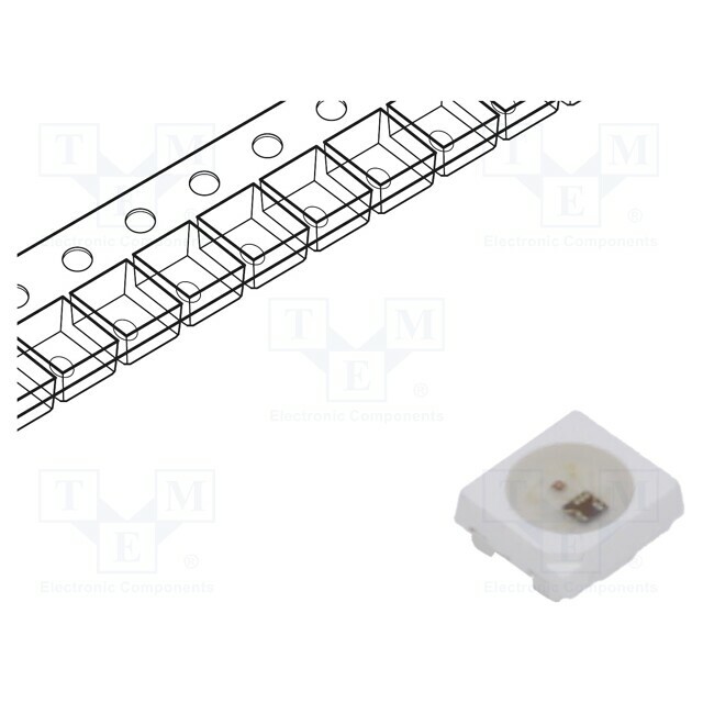 Inolux Programmable LED; RGB; SMD; PLCC4