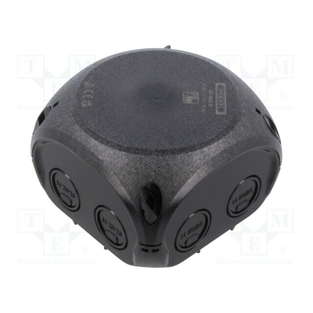 Enclosure: junction box; X: 93mm; Y: