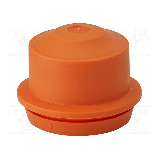 Grommet; elastomer thermoplastic TPE; orange; 8÷23mm