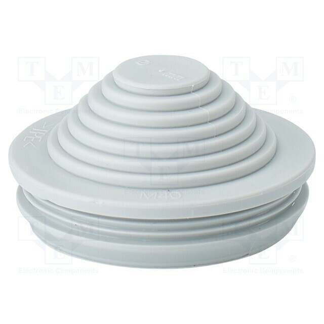 Grommet; elastomer thermoplastic TPE; grey; -25÷35°C