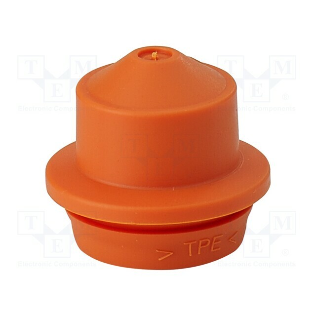 Grommet; elastomer thermoplastic TPE; orange; 6÷13mm