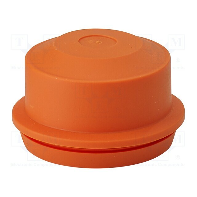 Grommet; elastomer thermoplastic TPE; orange; 11÷30mm