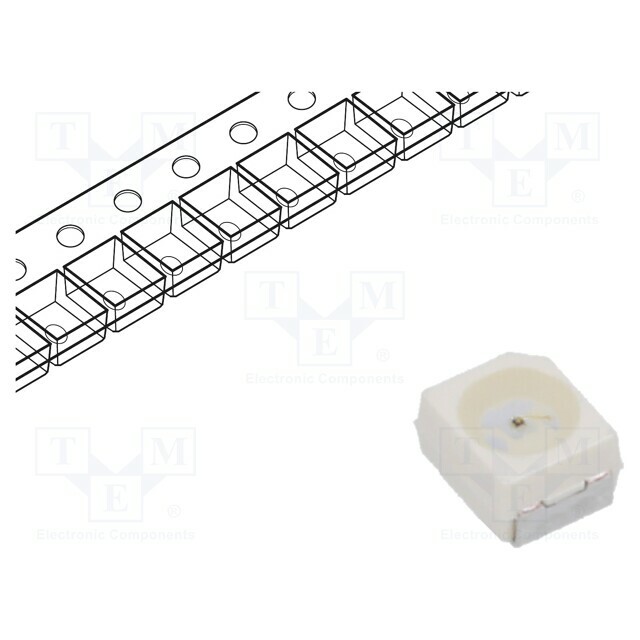 Ams OSRAM LED; green; SMD; PLCC2