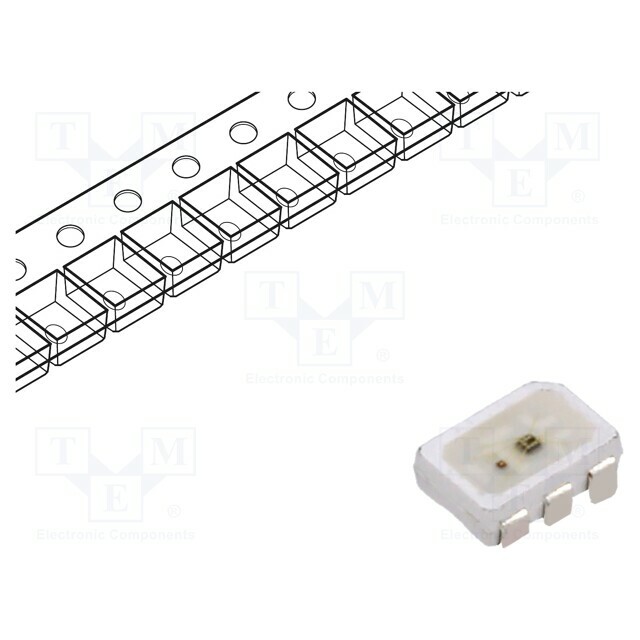 Inolux Programmable LED; RGB; SMD; 4