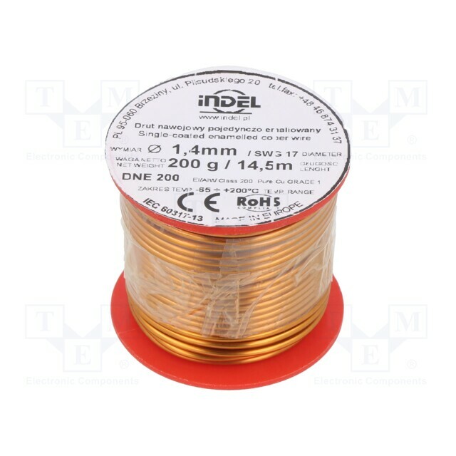 INDEL Coil wire; single coated enamelled