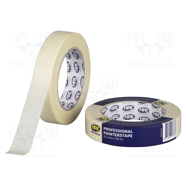 Tape: masking; W: 25mm; L: 50m