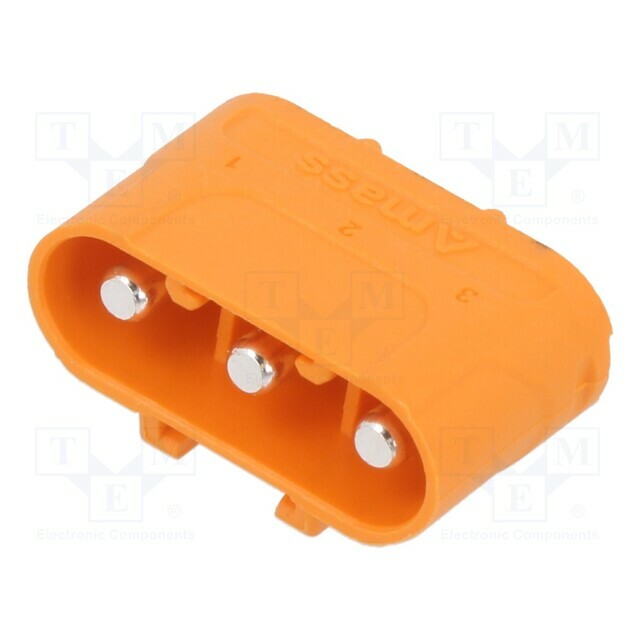 AMASS Connector: DC supply; socket; male