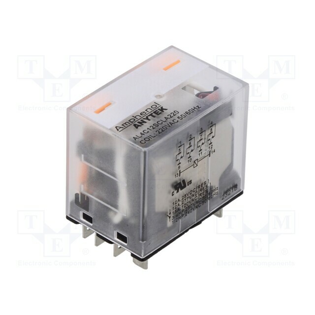 AMPHENOL ANYTEK Relay: electromagnetic industrial; 220VAC