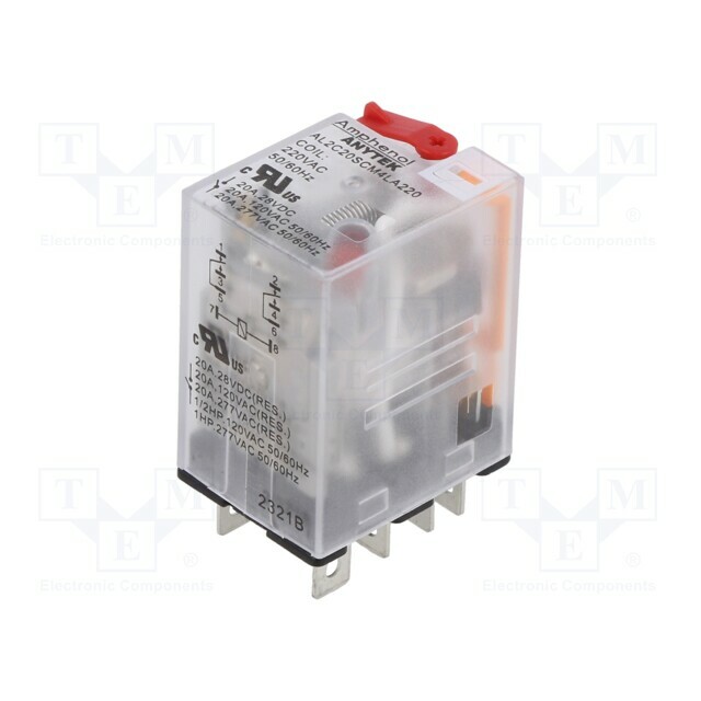 AMPHENOL ANYTEK Relay: electromagnetic industrial; 220VAC