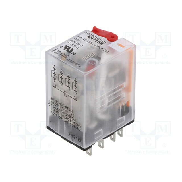 AMPHENOL ANYTEK Relay: electromagnetic industrial; 220VAC